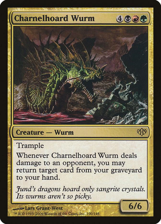 Charnelhoard Wurm 100/145 (Conflux)  - Foil | Good Games Morley