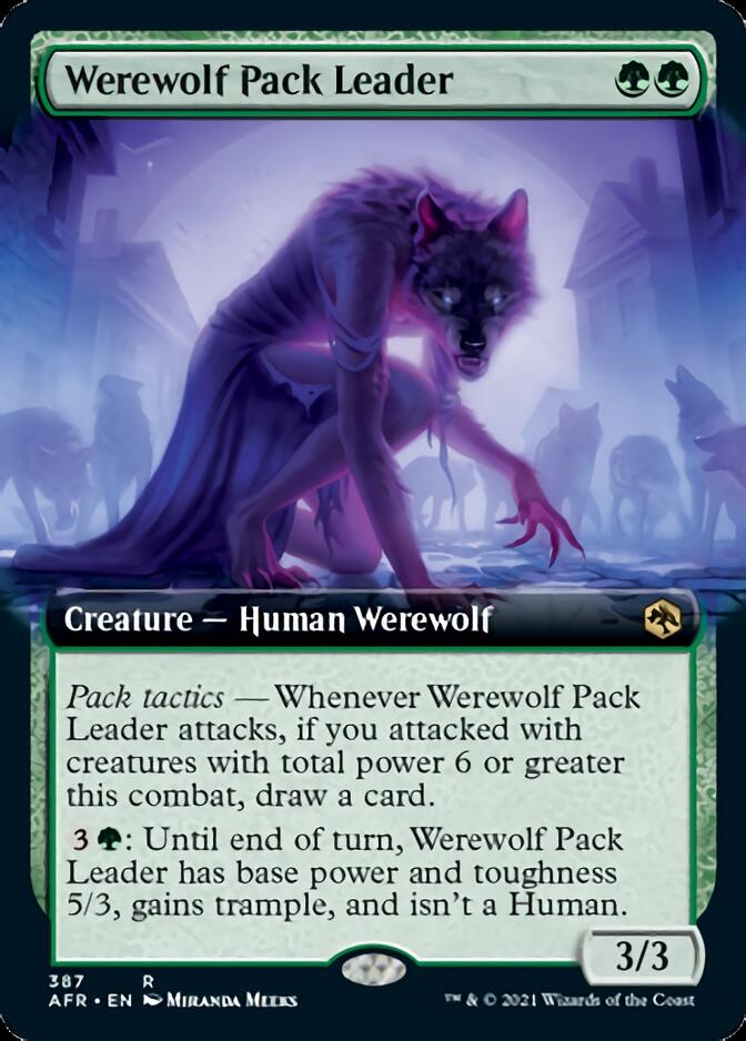 Werewolf Pack Leader (Extended Art) [Dungeons & Dragons: Adventures in the Forgotten Realms] | Good Games Morley