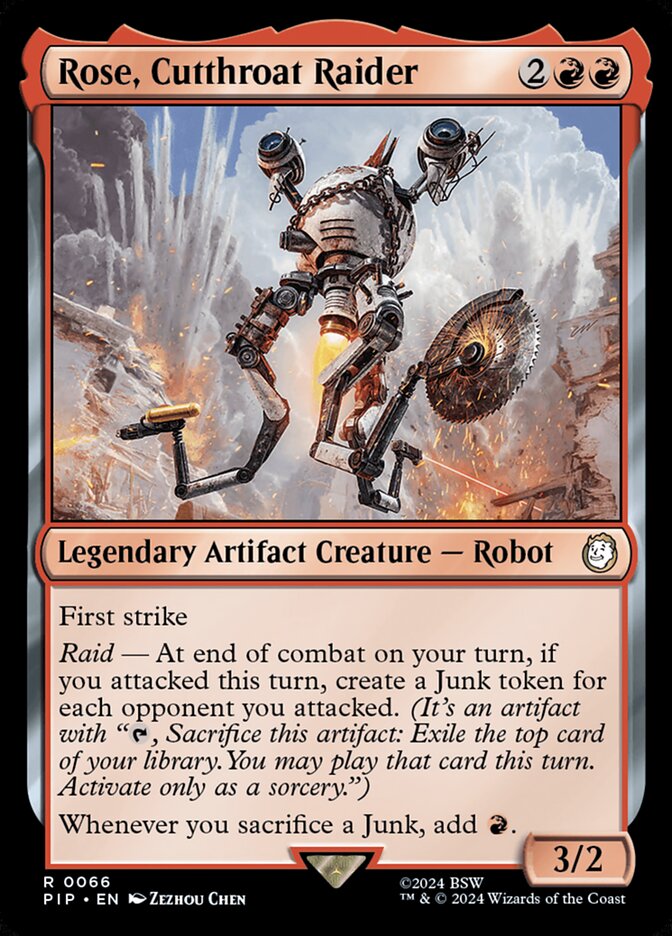 Rose, Cutthroat Raider 66/326 (Universes Beyond: Fallout)  | Good Games Morley