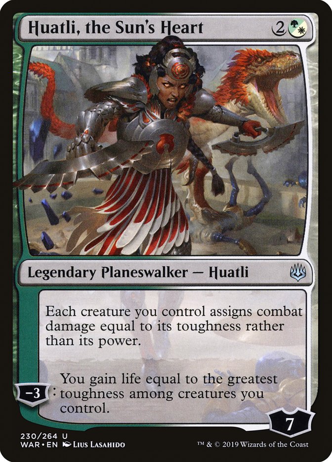 Huatli, the Sun's Heart 230/264 (War of the Spark)  | Good Games Morley