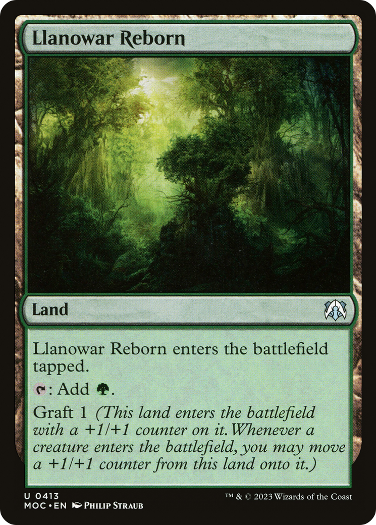 Llanowar Reborn [March of the Machine Commander] | Good Games Morley