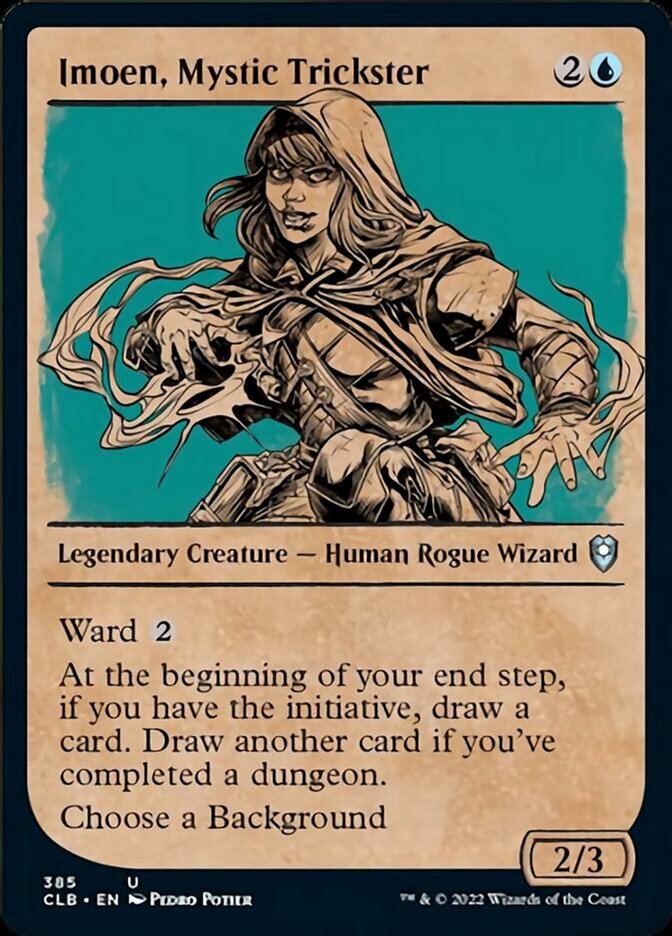 Imoen, Mystic Trickster (Showcase) [Commander Legends: Battle for Baldur's Gate] | Good Games Morley