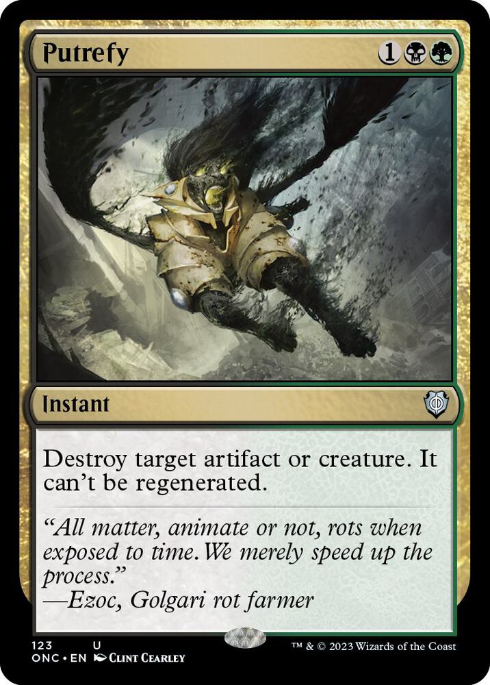 Putrefy 123/28 (Commander: Phyrexia: All Will Be One)  | Good Games Morley