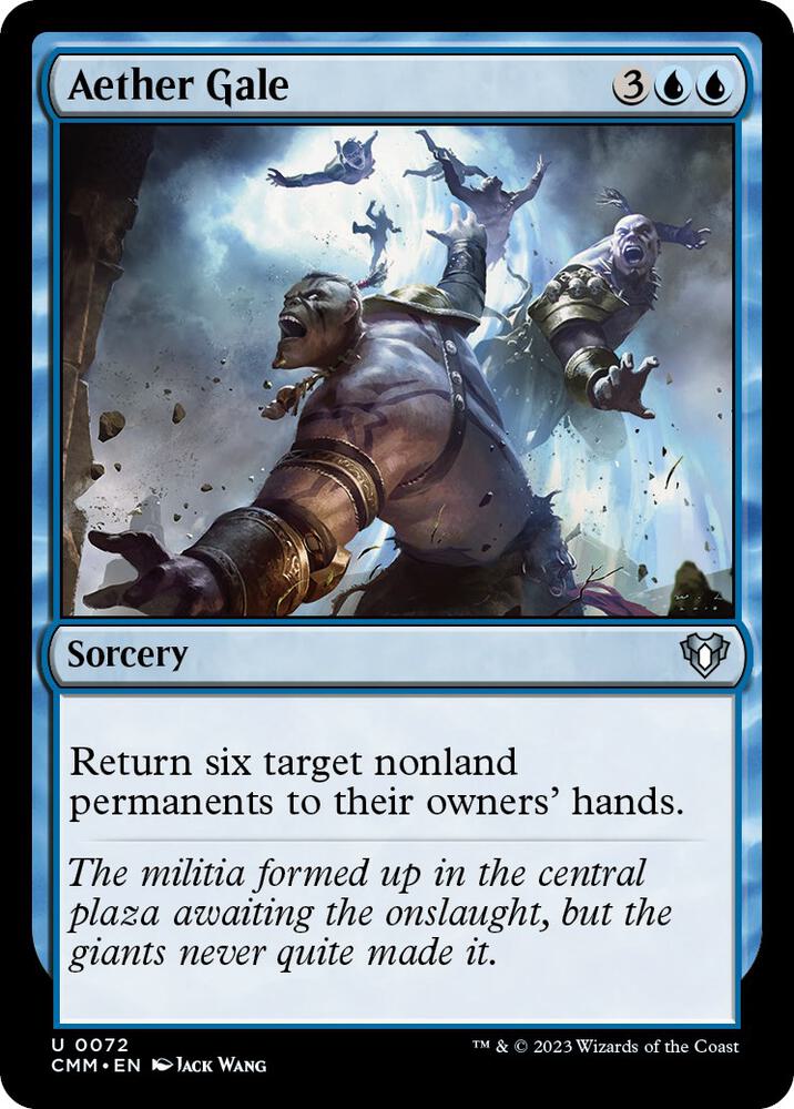 Aether Gale 72/451 (Commander Masters)  | Good Games Morley