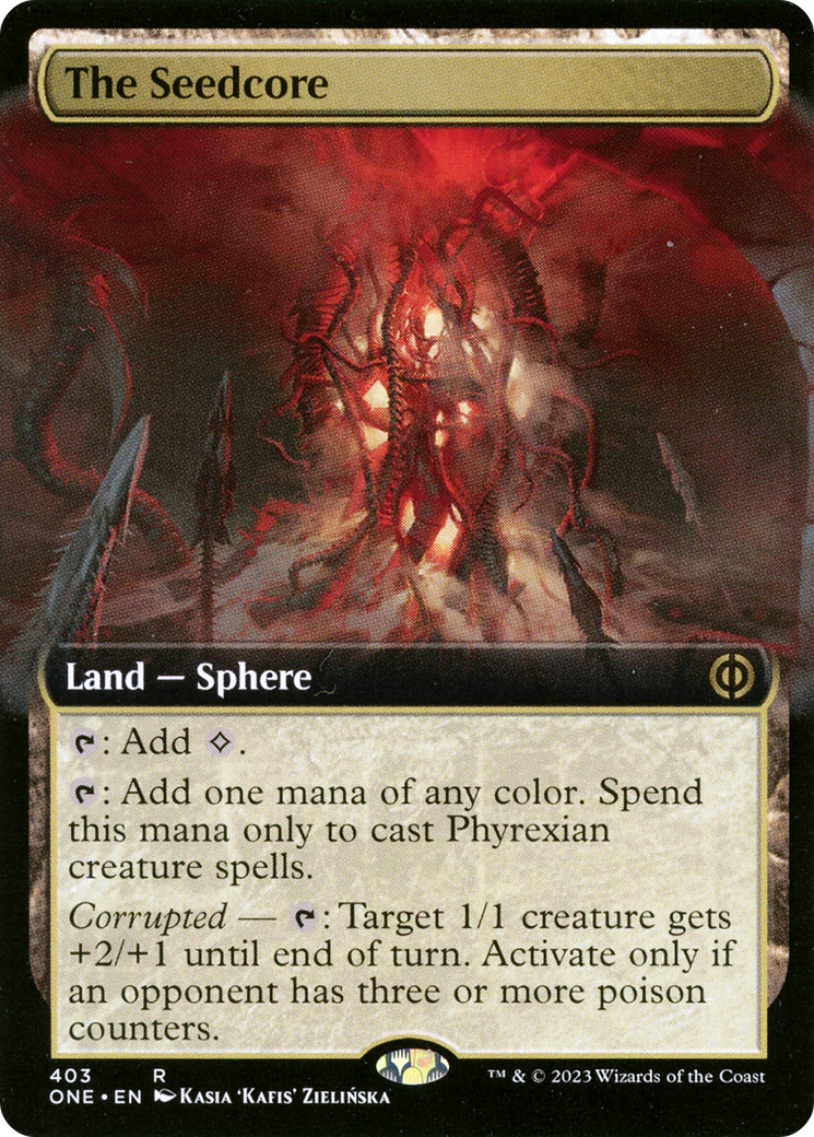 The Seedcore (Extended Art) [Phyrexia: All Will Be One] | Good Games Morley