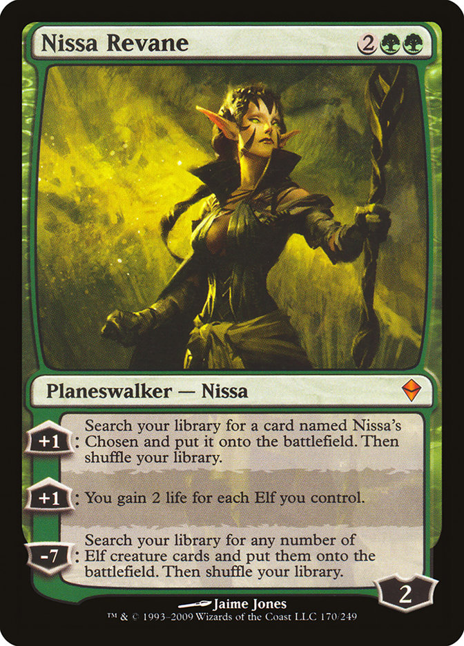 Nissa Revane 170/249 (Zendikar)  - Foil | Good Games Morley