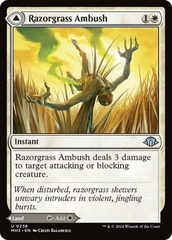 Razorgrass Ambush // Razorgrass Field [Modern Horizons 3] | Good Games Morley