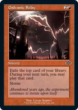 Galvanic Relay 406 (Modern Horizons 2)  - Retro Etched Foil | Good Games Morley