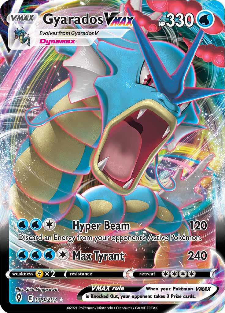 Gyarados VMAX (029/203) [Sword & Shield: Evolving Skies] | Good Games Morley