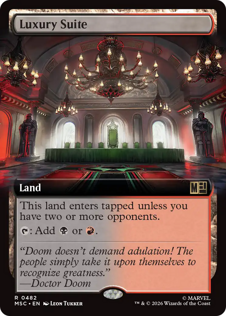 Luxury Suite (Extended Art) [Marvel Super Heroes Commander] | Good Games Morley