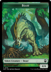 Beast (0016) // Copy Double-Sided Token [Modern Horizons 3 Commander Tokens] | Good Games Morley