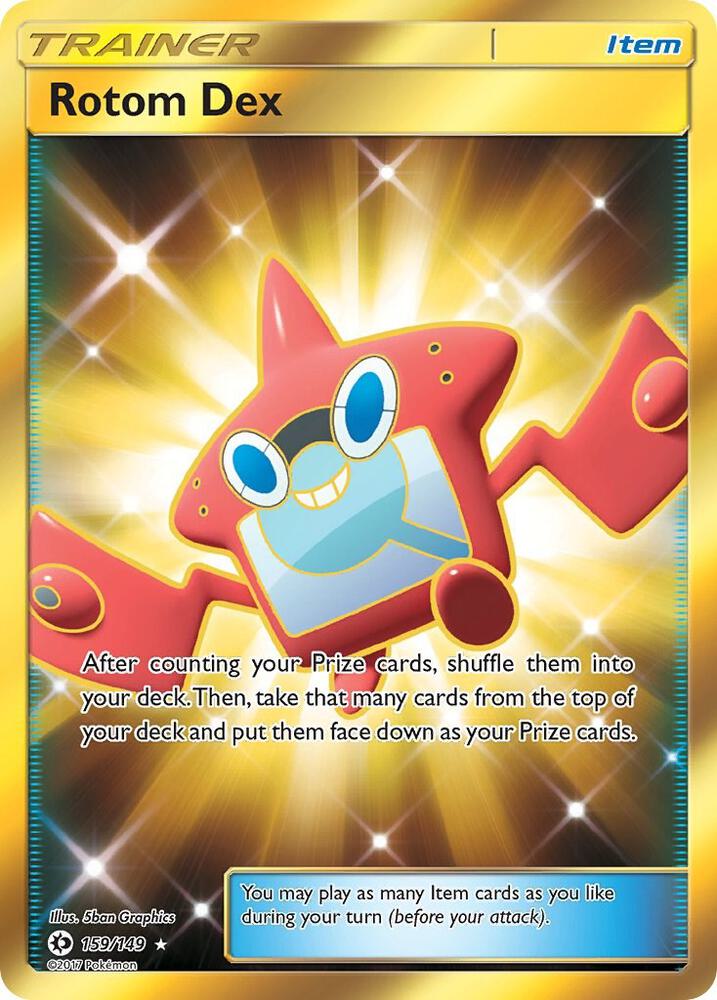 Rotom Dex 159/149 (SM Base Set)  - Holofoil | Good Games Morley