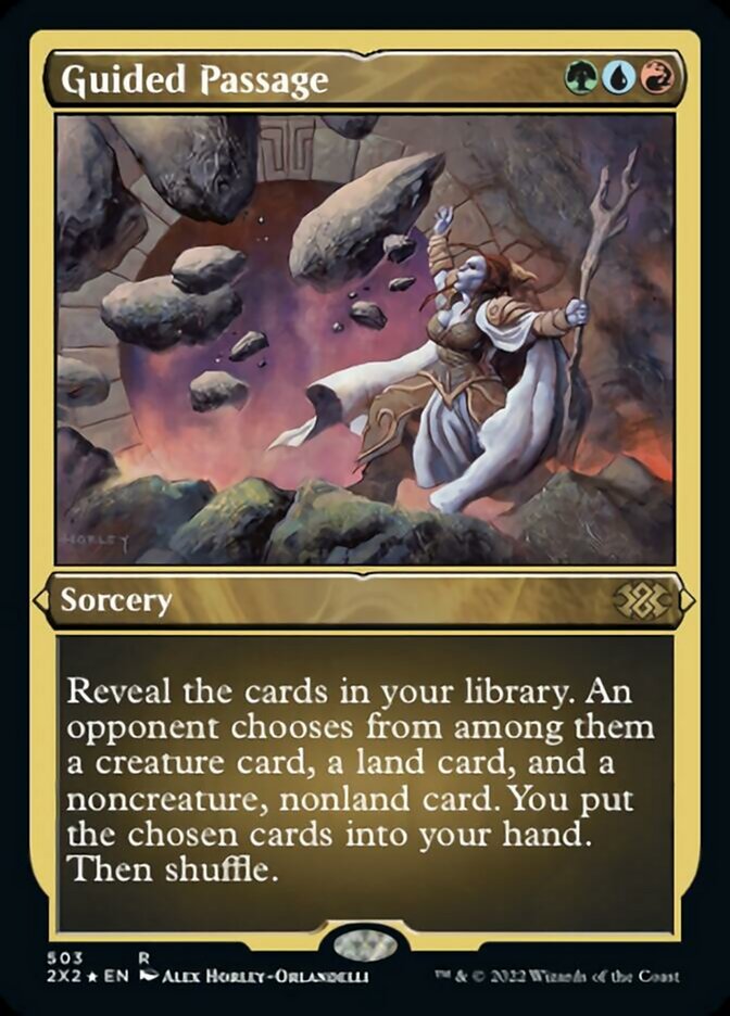 Guided Passage (Foil Etched) [Double Masters 2022] | Good Games Morley