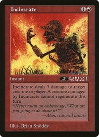 Incinerate (Oversized) [Oversize Cards] | Good Games Morley