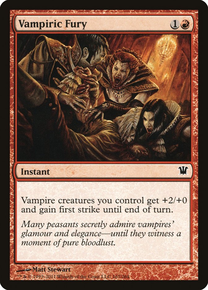 Vampiric Fury 167/264 (Innistrad)  - Foil | Good Games Morley