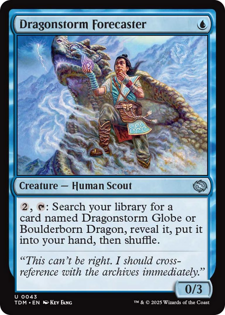 Dragonstorm Forecaster [Tarkir: Dragonstorm] | Good Games Morley