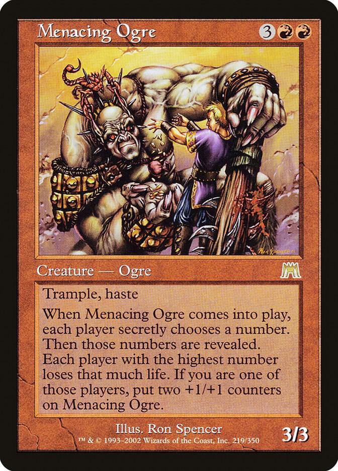 Menacing Ogre 219/350 (Onslaught)  - Foil | Good Games Morley