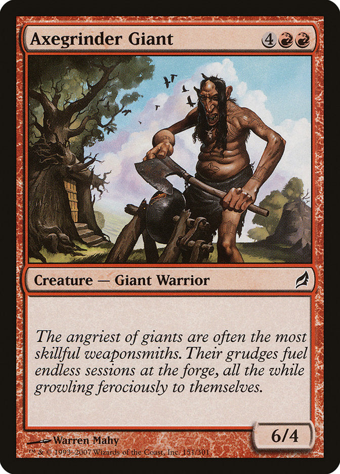 Axegrinder Giant 151 (Lorwyn)  - Foil | Good Games Morley
