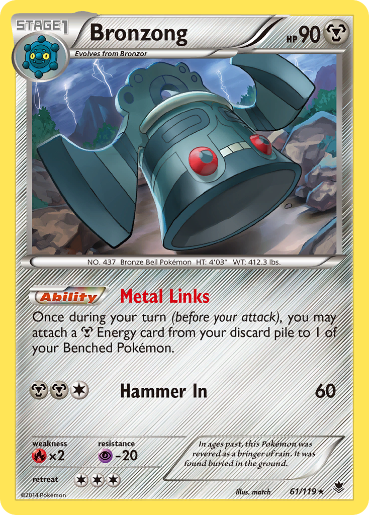 Bronzong (61/119) [XY: Phantom Forces] | Good Games Morley