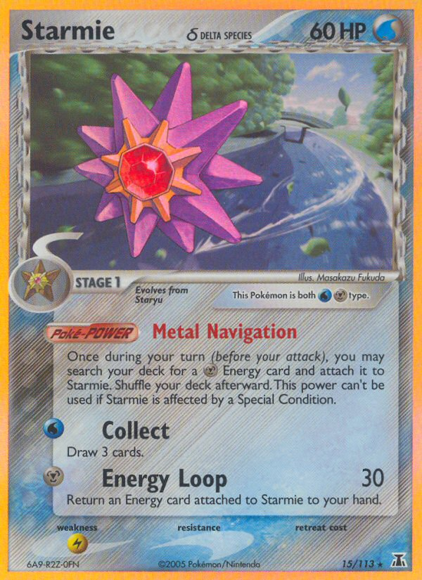 Starmie (15/113) (Delta Species) [EX: Delta Species] | Good Games Morley