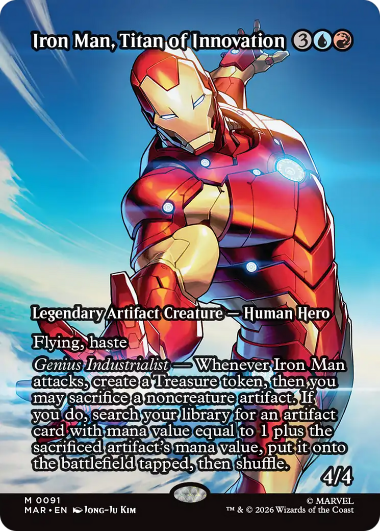Iron Man, Titan of Innovation (Borderless) [Marvel Universe: Eternal-Legal] | Good Games Morley