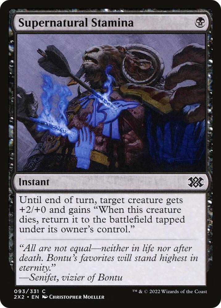 Supernatural Stamina 93/331 (Double Masters 2022)  - Foil | Good Games Morley