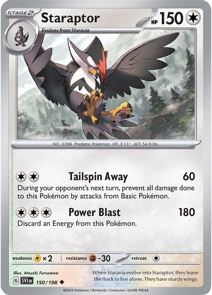Staraptor (150/198) [Scarlet & Violet: Base Set] | Good Games Morley