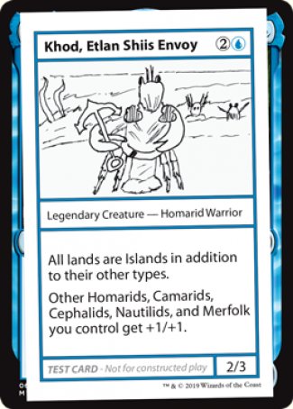 Khod, Etlan Shiis Envoy (2021 Edition) [Mystery Booster Playtest Cards] | Good Games Morley