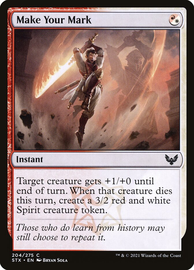 Make Your Mark 204/275 (Strixhaven: School of Mages)  - Foil | Good Games Morley