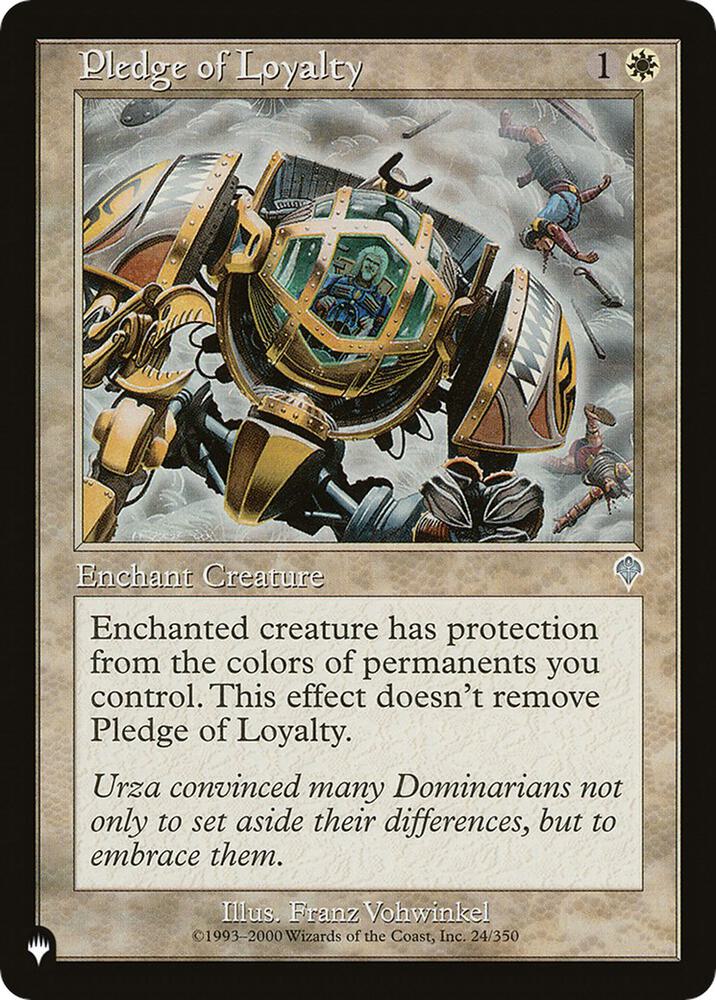 Pledge of Loyalty INV-24/5075 (The List Reprints)  | Good Games Morley