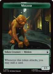 Wall // Moloid Double-Sided Token [Marvel Super Heroes Tokens] | Good Games Morley