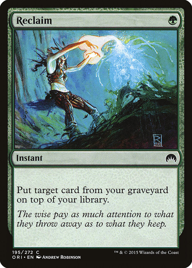 Reclaim 195/272 (Magic Origins)  | Good Games Morley