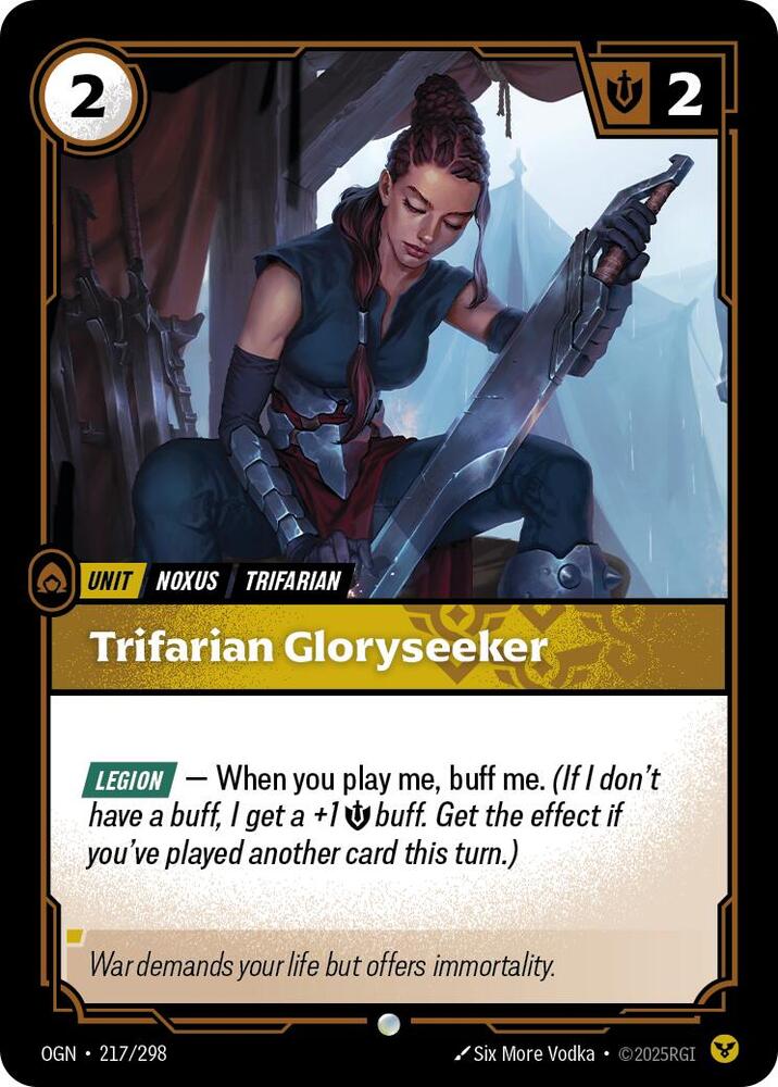 Trifarian Gloryseeker 217/298 (Origins)  - Foil | Good Games Morley