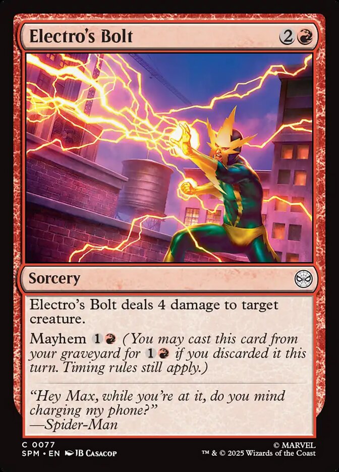 Electros Bolt 77 (Marvel's Spider-Man)  | Good Games Morley