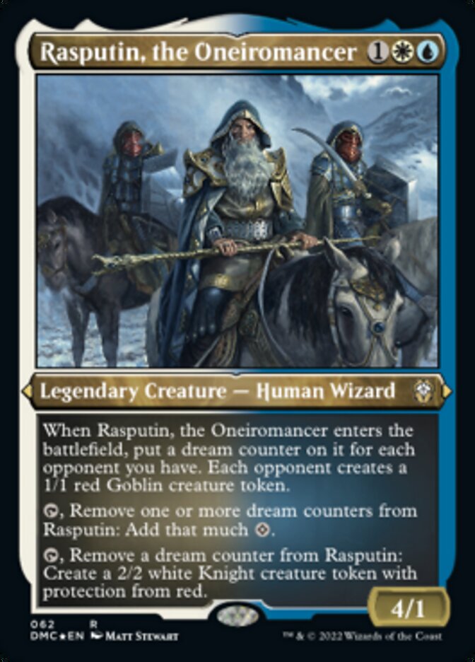 Rasputin, the Oneiromancer (Foil Etched) [Dominaria United Commander] | Good Games Morley