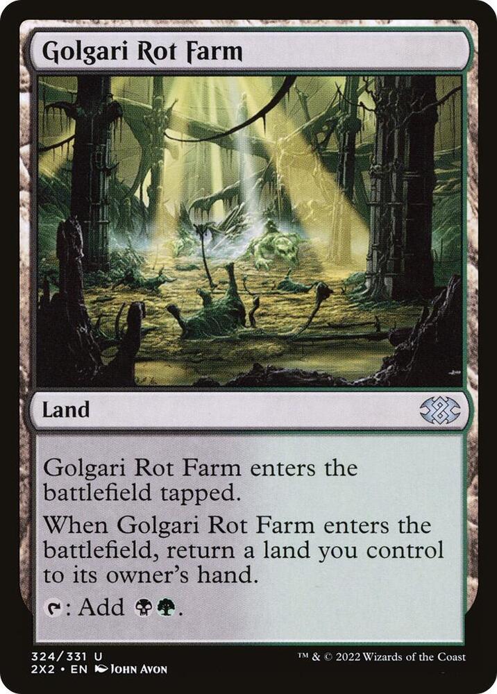 Golgari Rot Farm 324/331 (Double Masters 2022)  - Foil | Good Games Morley