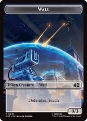 Wall (003) // Merfolk (006) Double-Sided Token [Marvel Super Heroes Commander Tokens] | Good Games Morley