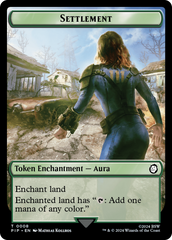 Junk // Settlement Double-Sided Token [Fallout Tokens] | Good Games Morley