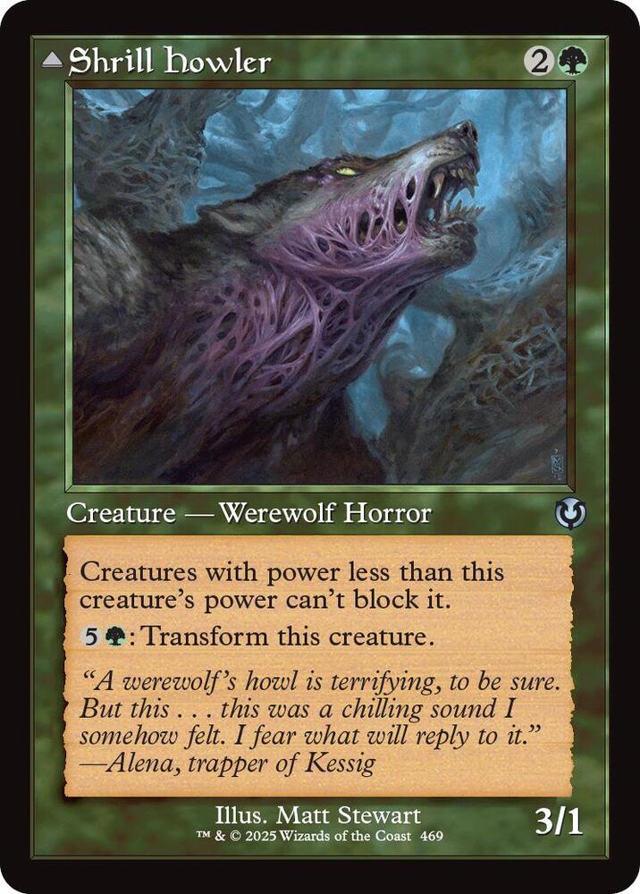 Shrill Howler // Howling Chorus 469/287 (Innistrad Remastered)  - Retro | Good Games Morley