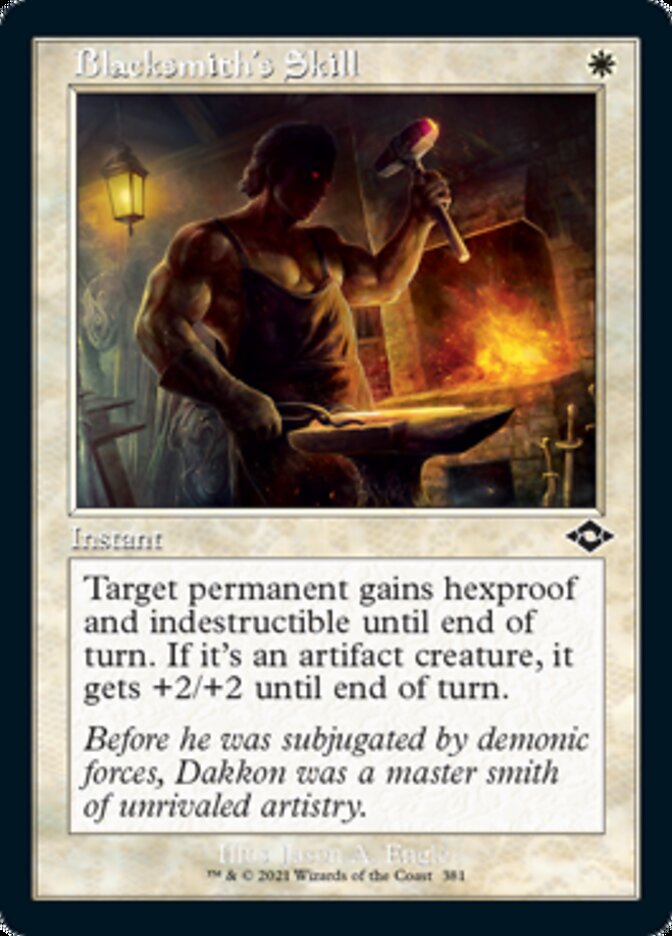 Blacksmith's Skill (Retro Foil Etched) [Modern Horizons 2] | Good Games Morley