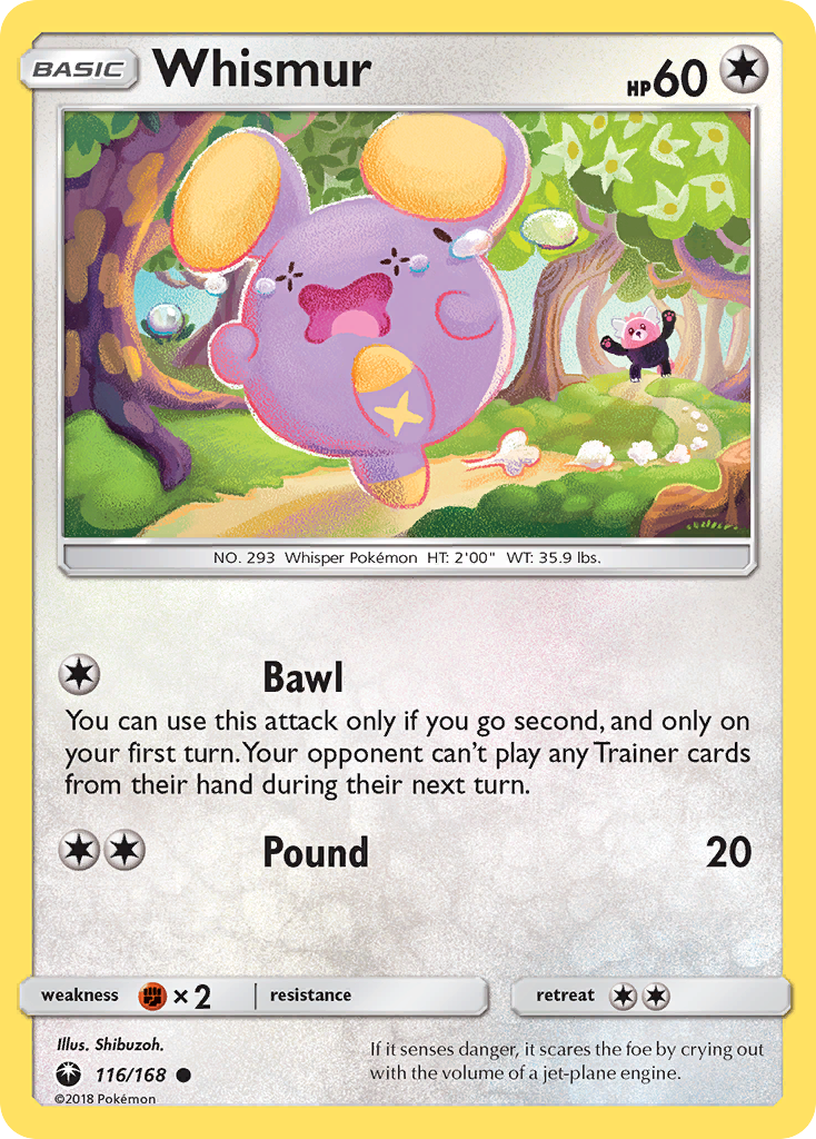 Whismur (116/168) [Sun & Moon: Celestial Storm] | Good Games Morley
