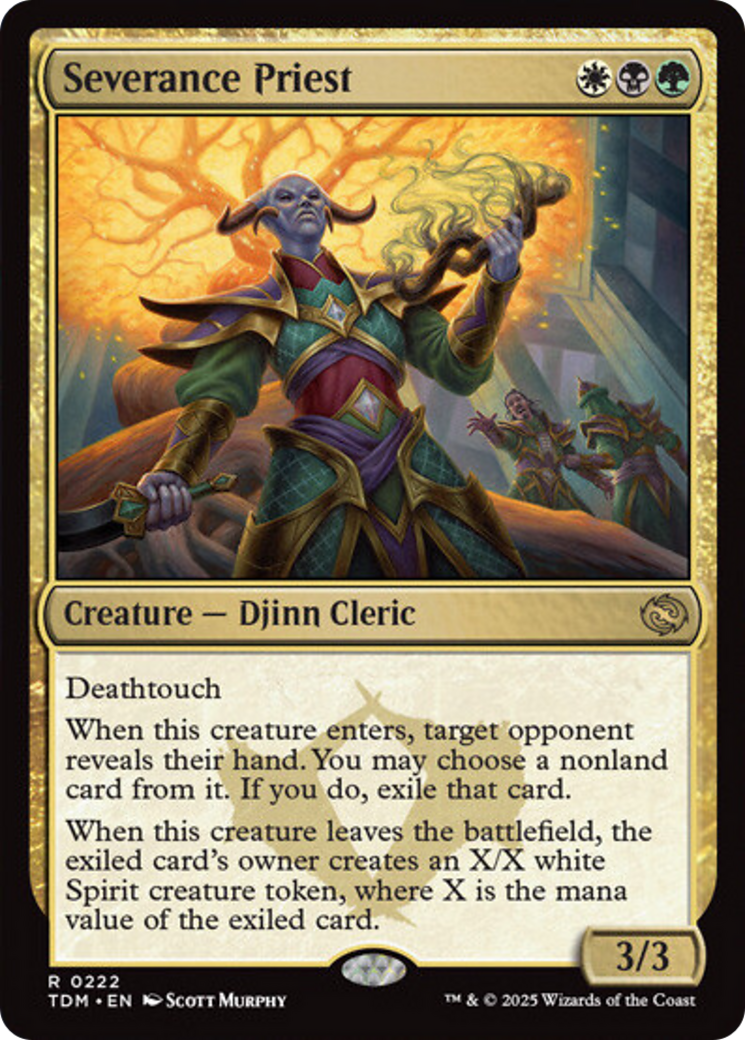 Severance Priest [Tarkir: Dragonstorm] | Good Games Morley