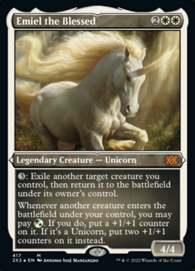 Emiel the Blessed (Foil Etched) [Double Masters 2022] | Good Games Morley