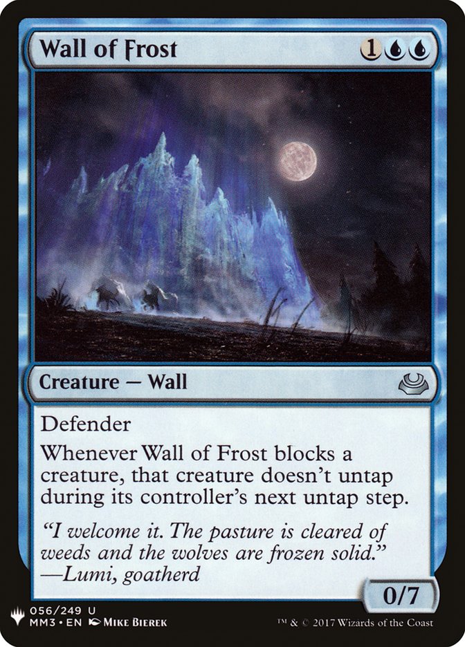 Wall of Frost [Mystery Booster] | Good Games Morley