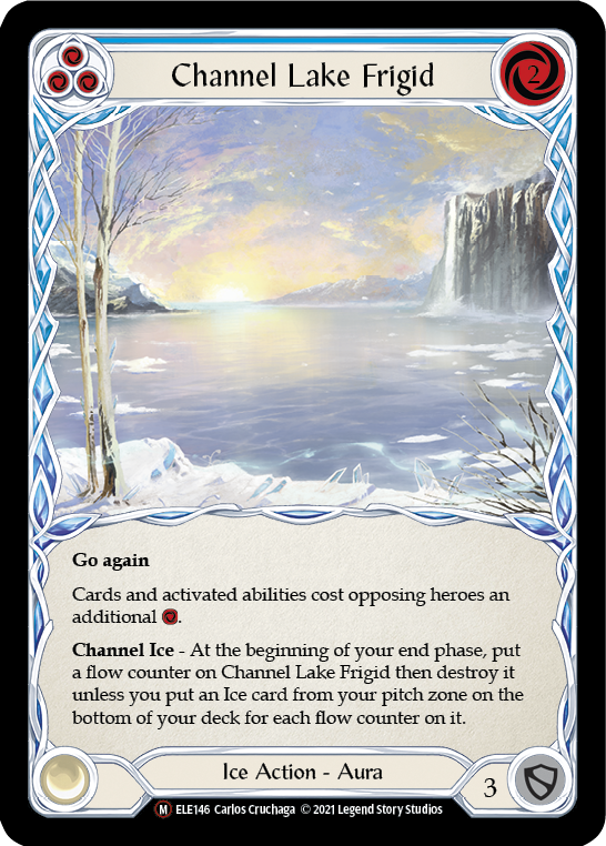 Channel Lake Frigid [U-ELE146] (Tales of Aria Unlimited)  Unlimited Rainbow Foil | Good Games Morley