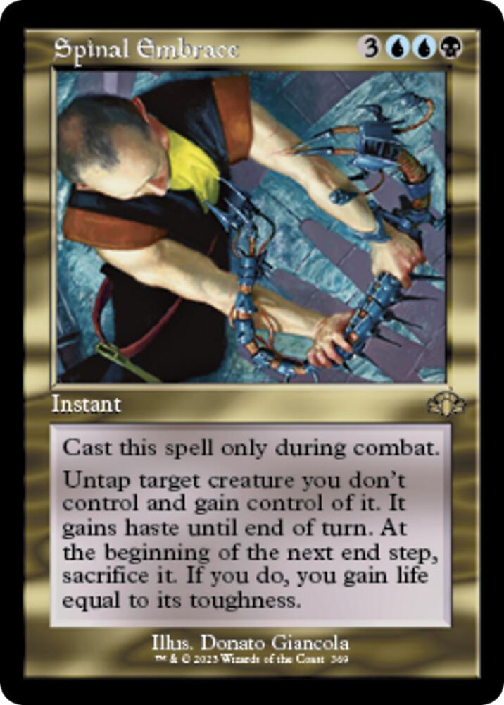 Spinal Embrace 369/261 (Dominaria Remastered)  - Retro | Good Games Morley