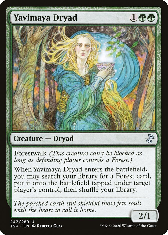 Yavimaya Dryad 247 (Time Spiral: Remastered)  - Foil | Good Games Morley