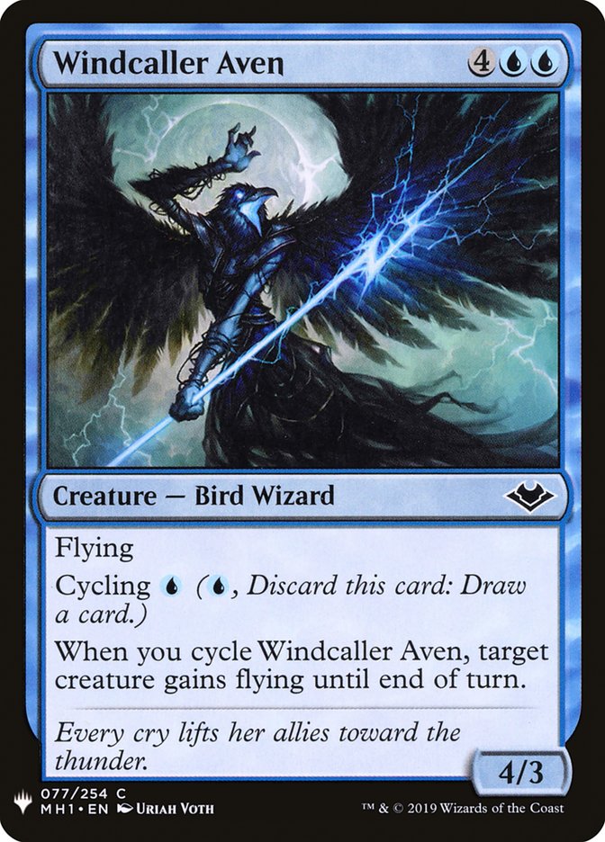 Windcaller Aven [Mystery Booster] | Good Games Morley
