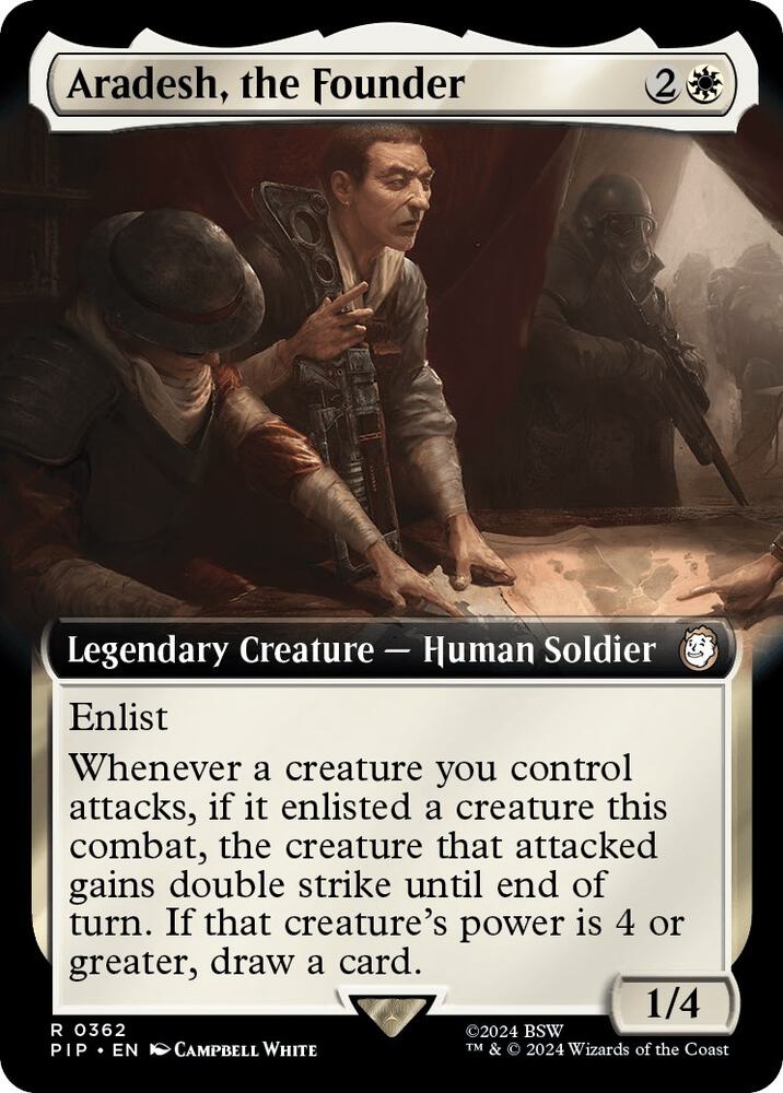 Aradesh, the Founder 362/1076 (Universes Beyond: Fallout)  - Extended Art Foil | Good Games Morley