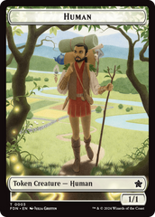 Copy // Human Double-Sided Token [Foundations Tokens] | Good Games Morley